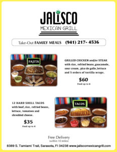 Take Out with Your Favorite Mexican Restaurant Sarasota ...
